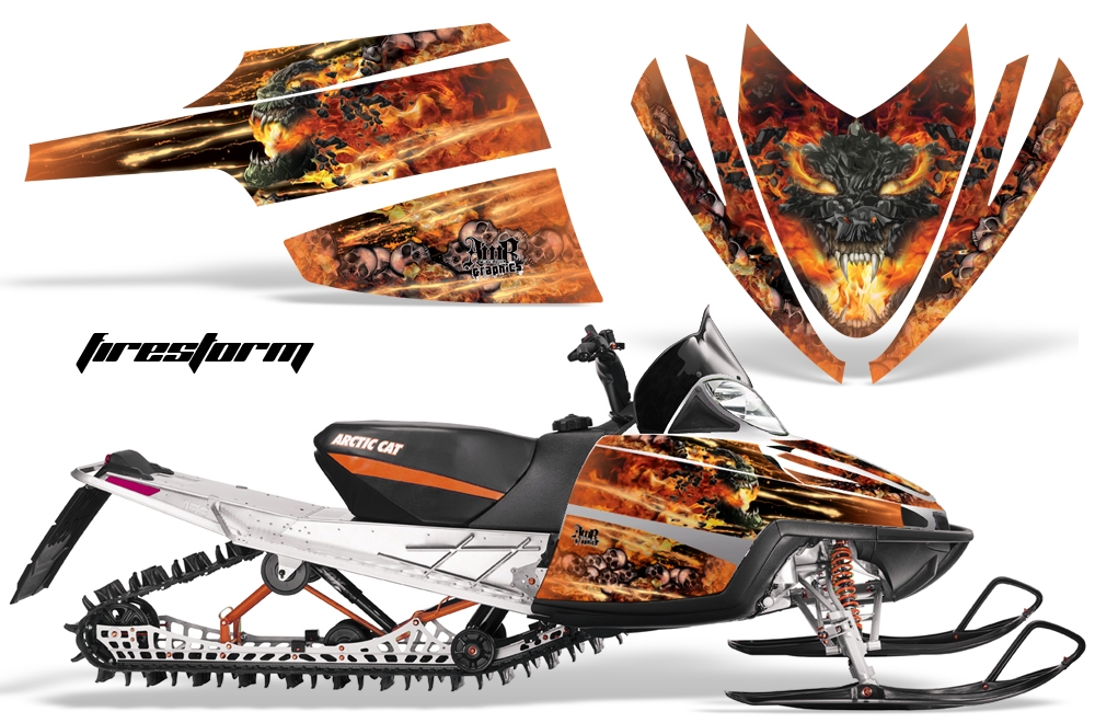 Arctic Cat M Series Graphics Kit FIRESTORM ORANGE